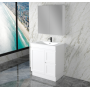 Mia 750 Matte White Free Standing Vanities Cabinet Only